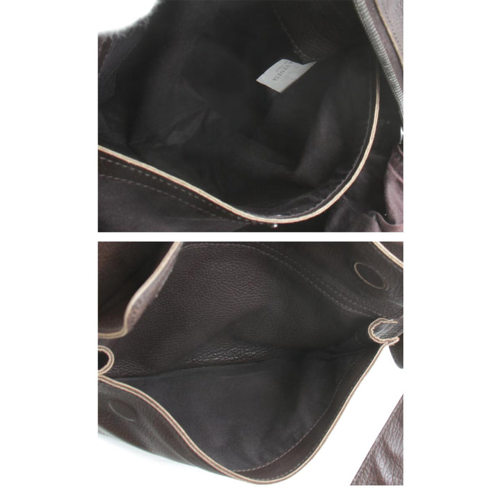 『USED』 
BOTTEGAVENETA ボッテガヴェネタ 
 ショルダーバッグ 
レザー ブラウン