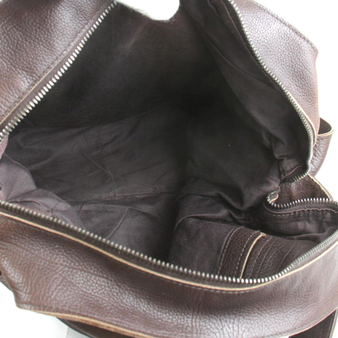 『USED』 
BOTTEGAVENETA ボッテガヴェネタ 
 ショルダーバッグ 
レザー ブラウン