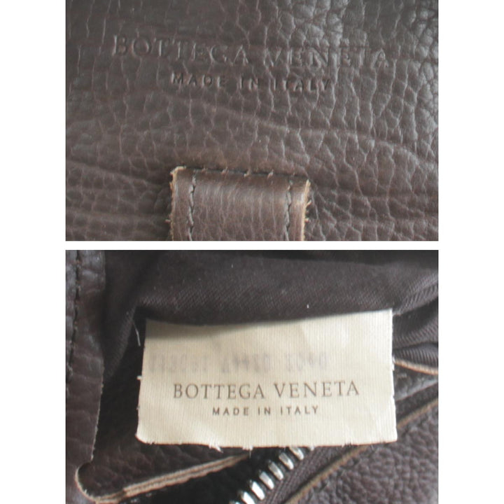 『USED』 
BOTTEGAVENETA ボッテガヴェネタ 
 ショルダーバッグ 
レザー ブラウン