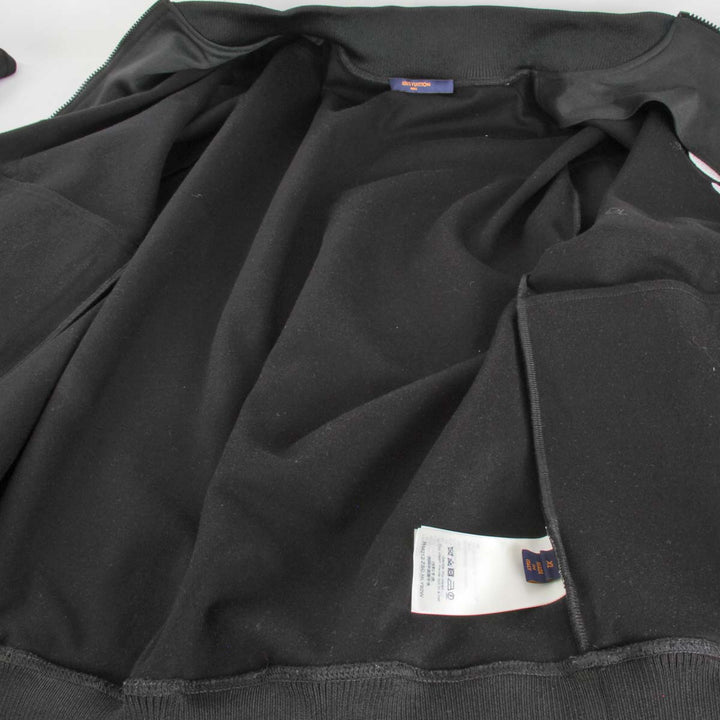 美品『USED』 
LOUIS VUITTON ルイ・ヴィトン 
 フラワーバンドトラック 上下セット 1A978F セットアップ 
ポリエステル/コットン  ブラック