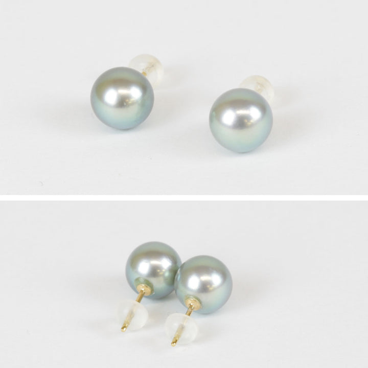 美品『USED』 K18ゴールド/パール  
ピアス
 2.8g