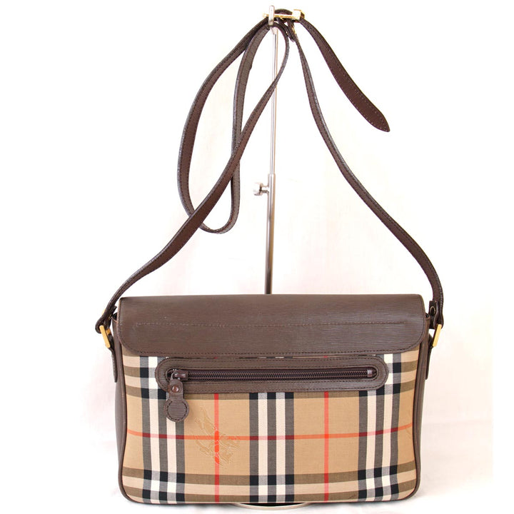 『USED』 
BURBERRY バーバリー 
 ショルダーバッグ 
レザー ブラウン