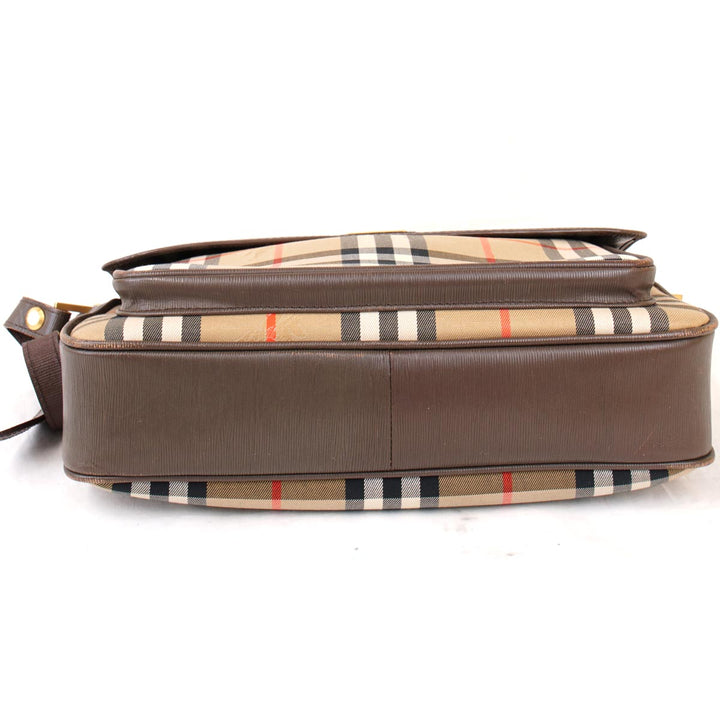 『USED』 
BURBERRY バーバリー 
 ショルダーバッグ 
レザー ブラウン