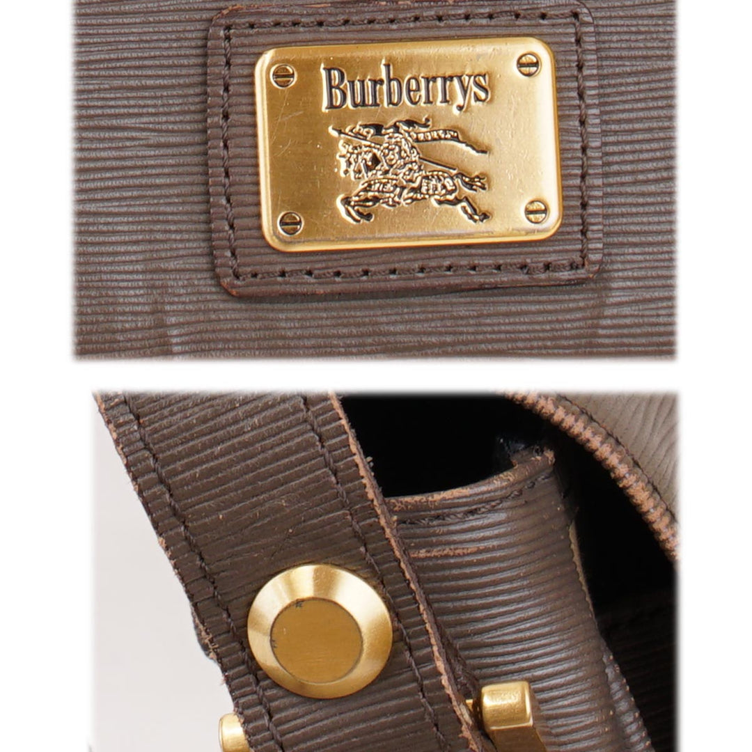 『USED』 
BURBERRY バーバリー 
 ショルダーバッグ 
レザー ブラウン