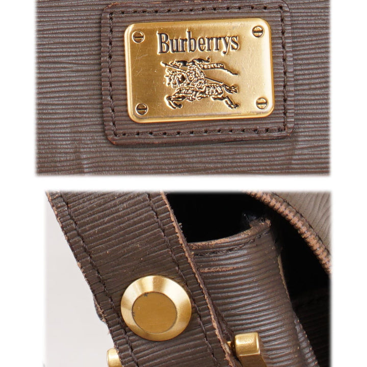 『USED』 
BURBERRY バーバリー 
 ショルダーバッグ 
レザー ブラウン