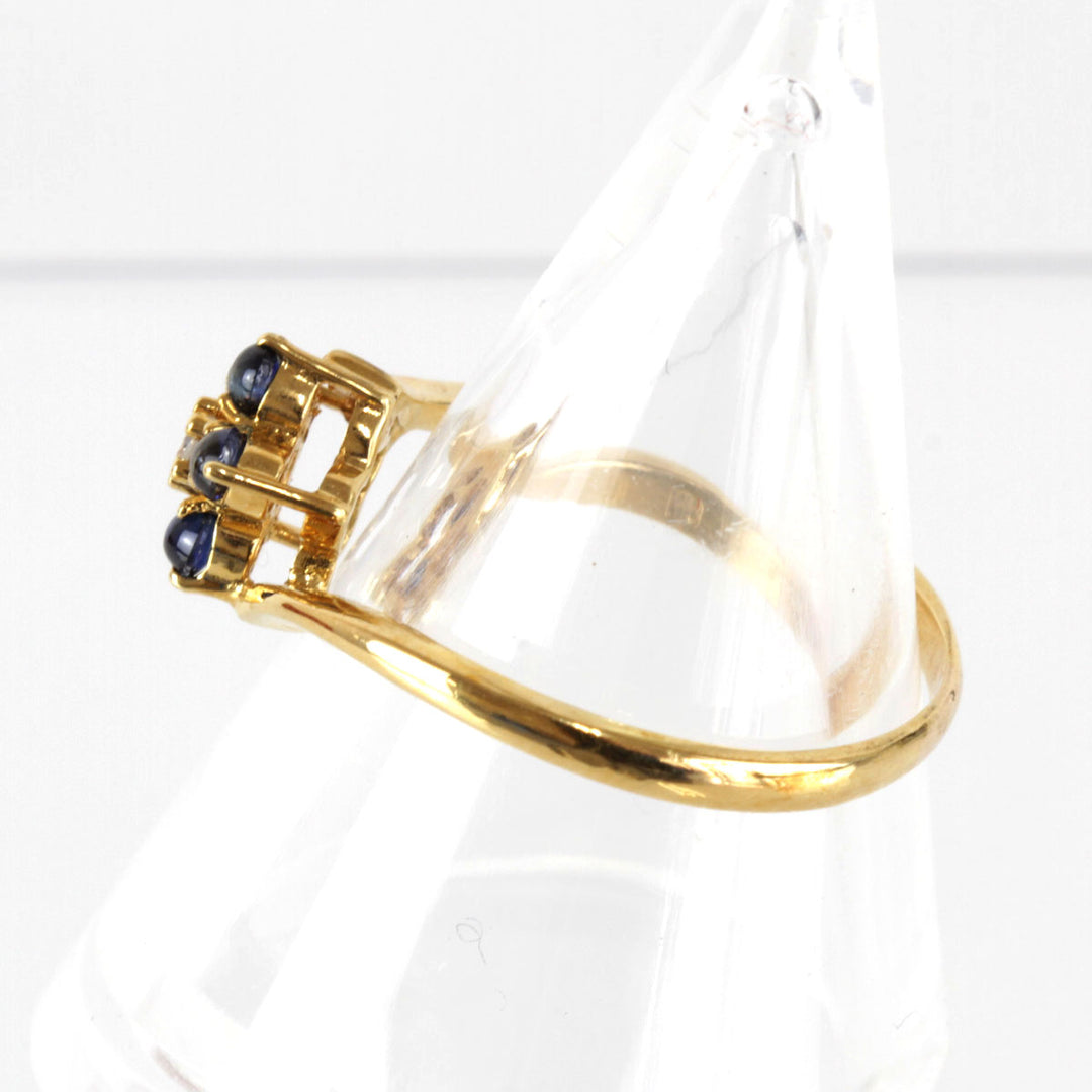 美品『USED』 K18 
 青花 リング・指輪
 2.4g