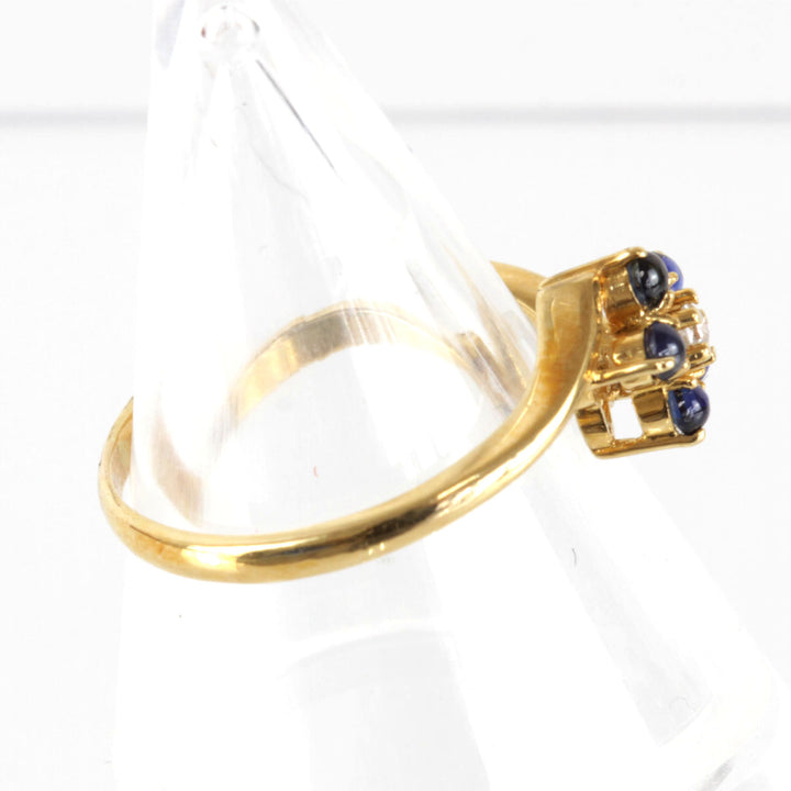 美品『USED』 K18 
 青花 リング・指輪
 2.4g
