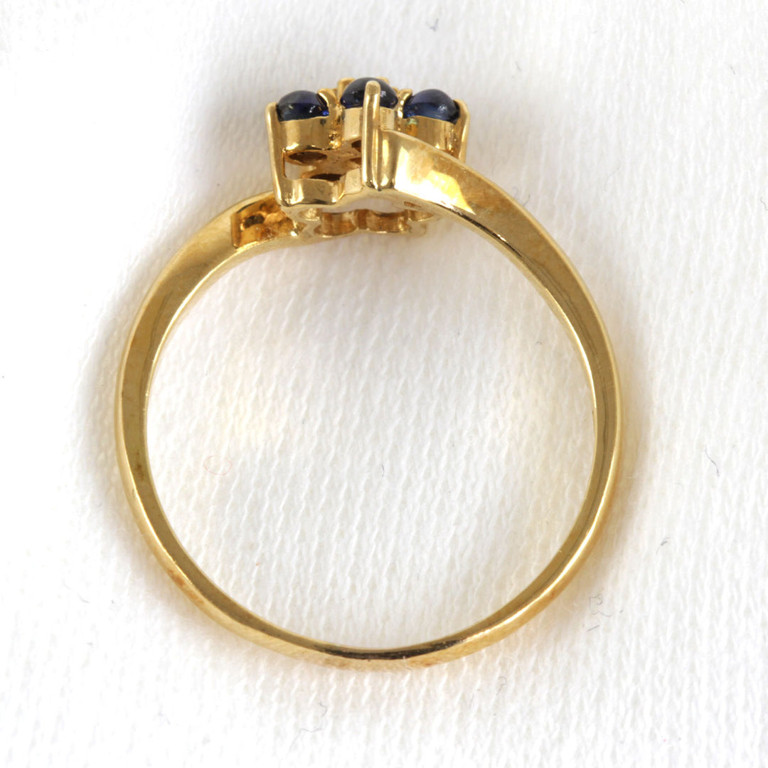 美品『USED』 K18 
 青花 リング・指輪
 2.4g