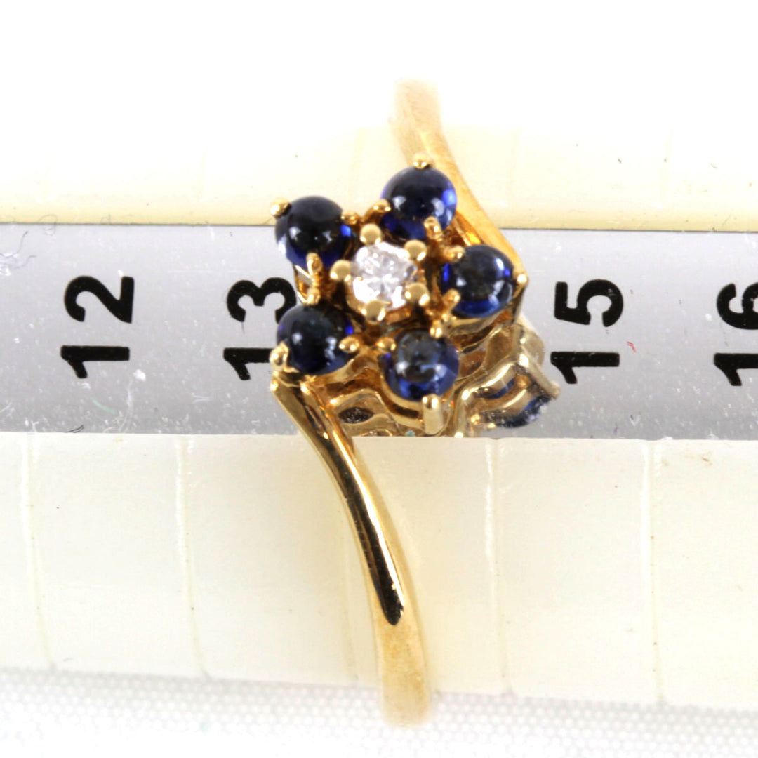 美品『USED』 K18 
 青花 リング・指輪
 2.4g