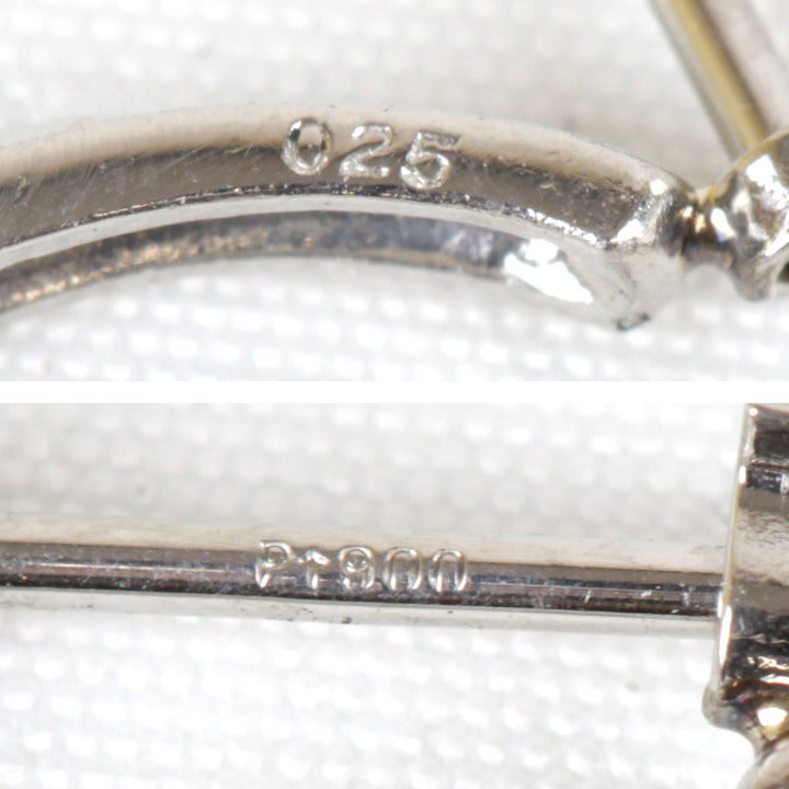 美品『USED』 Pt900/ダイヤモンド  
ピアス
 ダイヤモンド 0.5 2.6g