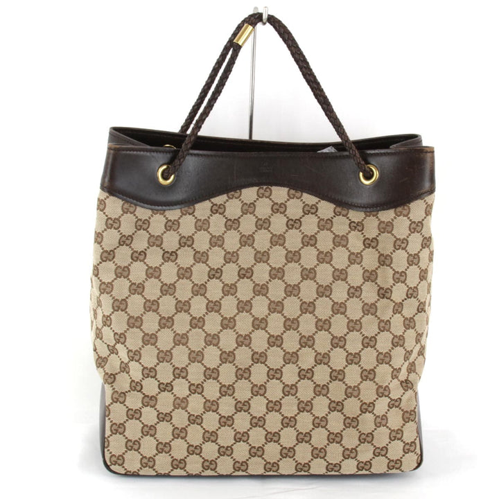 『USED』 
GUCCI グッチ 
 109141・2123 トートバッグ 
GGキャンバス ベージュ