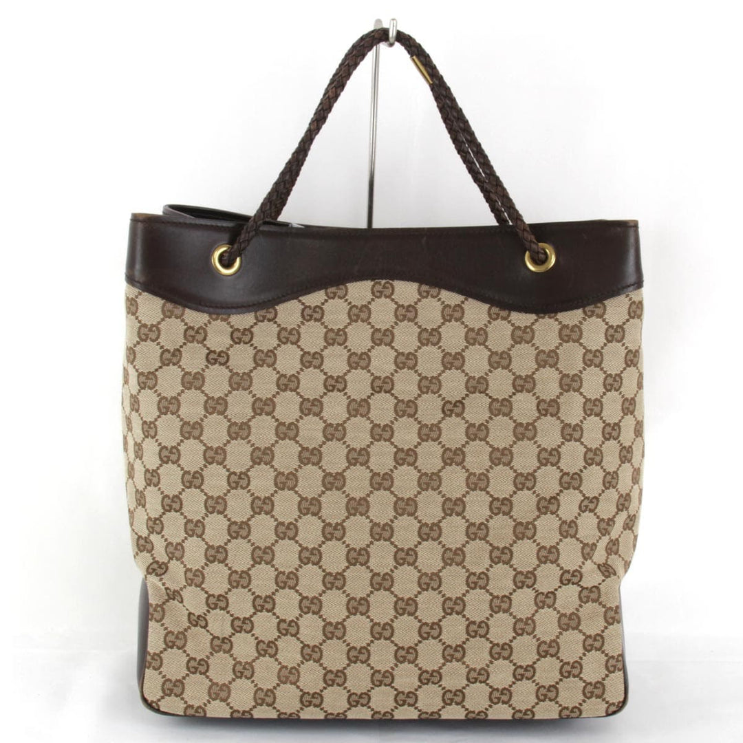 『USED』 
GUCCI グッチ 
 109141・2123 トートバッグ 
GGキャンバス ベージュ