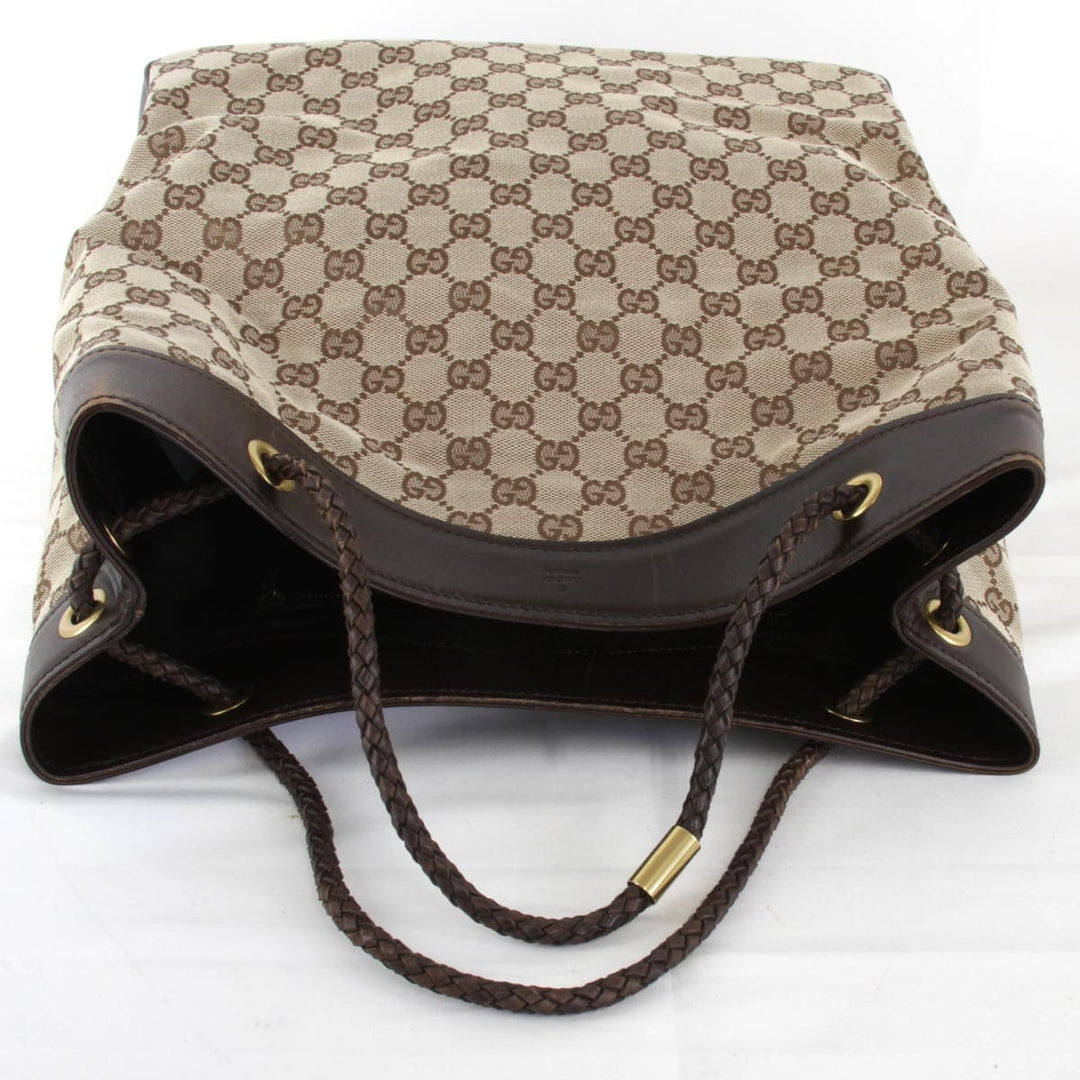 『USED』 
GUCCI グッチ 
 109141・2123 トートバッグ 
GGキャンバス ベージュ