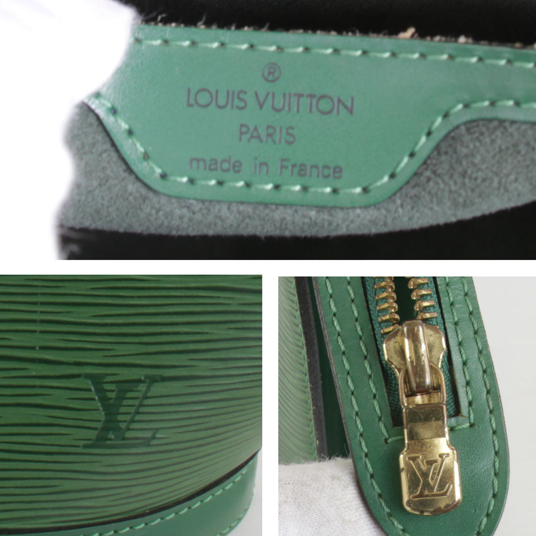 『USED』 
LOUIS VUITTON ルイ・ヴィトン 
 サンジャック ポワニエロング M52334 ショルダーバッグ 
エピレザー グリーン