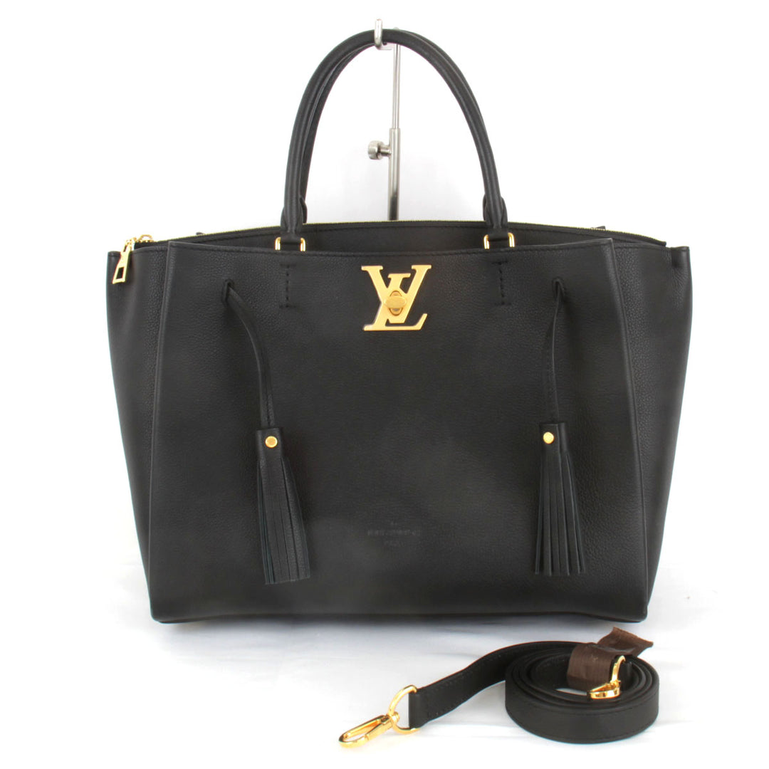 美品『USED』 
LOUIS VUITTON ルイ・ヴィトン 
 ロックミート M54569 ハンドバッグ 
レザー /ソフトカーフ ブラック