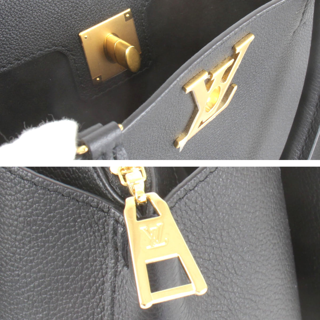 美品『USED』 
LOUIS VUITTON ルイ・ヴィトン 
 ロックミート M54569 ハンドバッグ 
レザー /ソフトカーフ ブラック