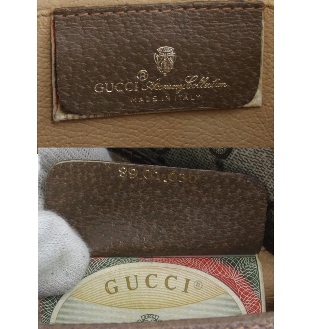 『USED』 
GUCCI グッチ 
 89・01・030 クラッチバッグ 
GGプラス ブラウン