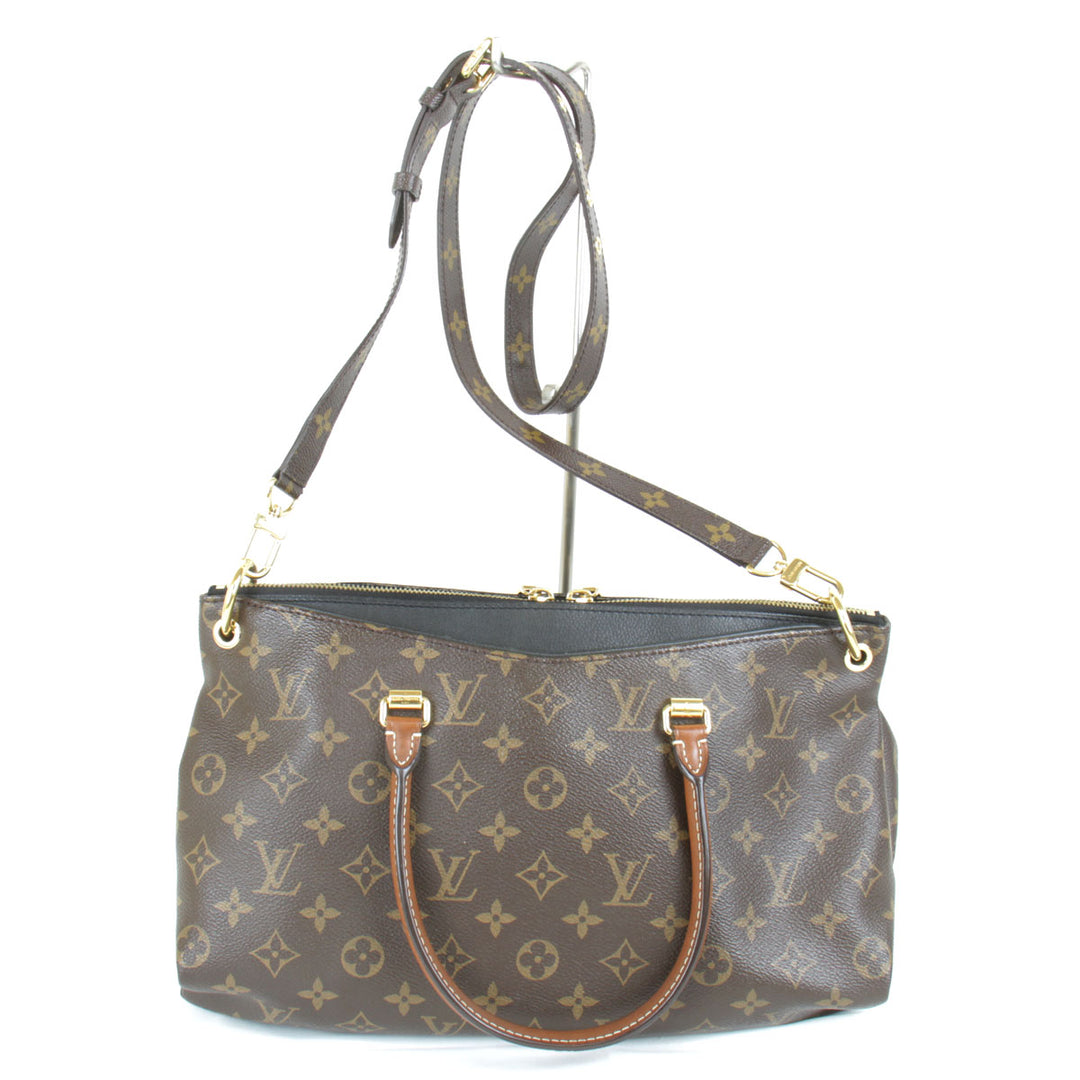 『USED』 
LOUIS VUITTON ルイ・ヴィトン 
 パラス ノワール M41064 ショルダーバッグ 
モノグラムキャンバス モノグラム