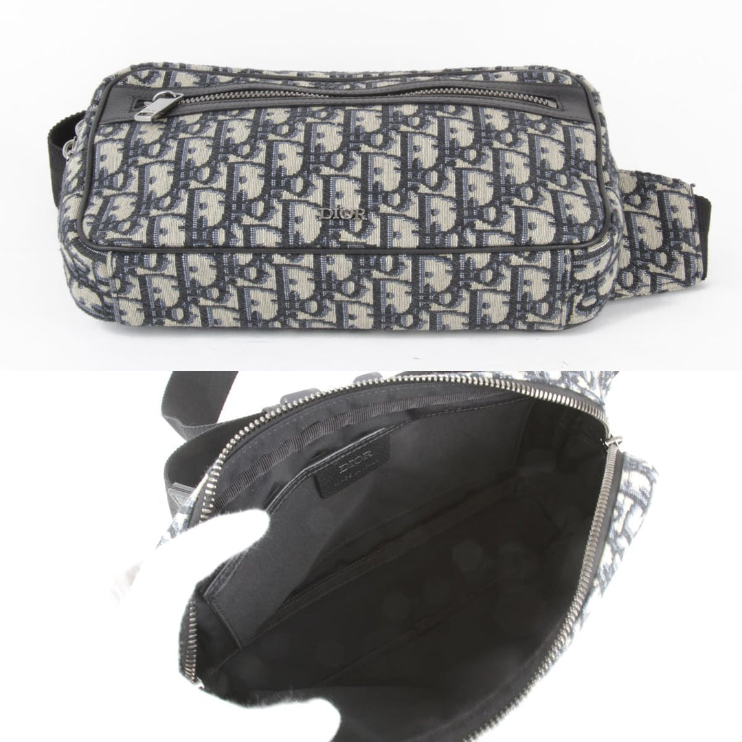 美品『USED』 
Christian Dior クリスチャンディオール 
 ボディバッグ 
 ネイビー