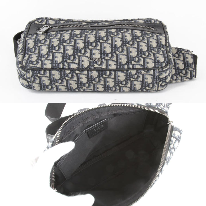 美品『USED』 
Christian Dior クリスチャンディオール 
 ボディバッグ 
 ネイビー