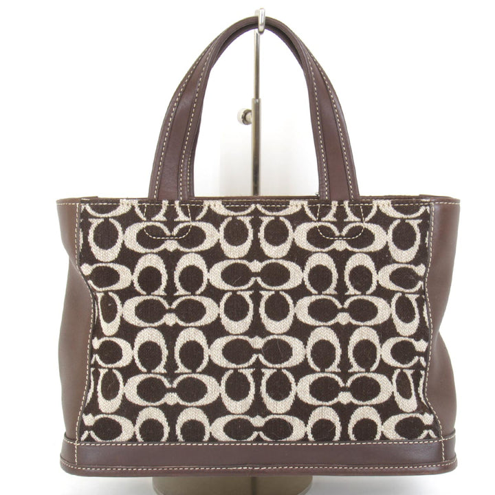 『USED』 
COACH コーチ 
 G0P-6167 トートバッグ 
レザー/キャンバス  ブラウン