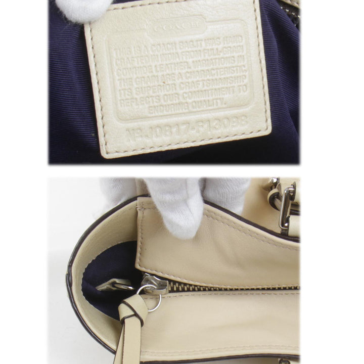 『USED』 
COACH コーチ 
 J0817-F13098 トートバッグ 
レザー ベージュ