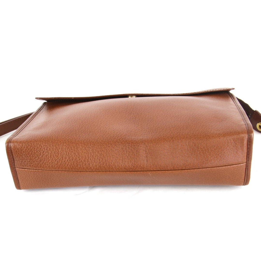 『USED』 
BURBERRY バーバリー 
 クラッチバッグ 
レザー ブラウン