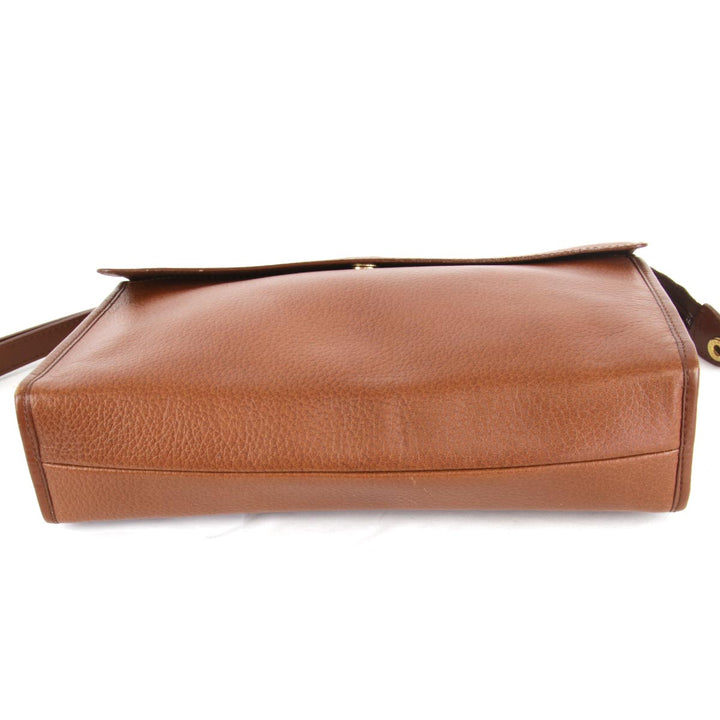 『USED』 
BURBERRY バーバリー 
 クラッチバッグ 
レザー ブラウン