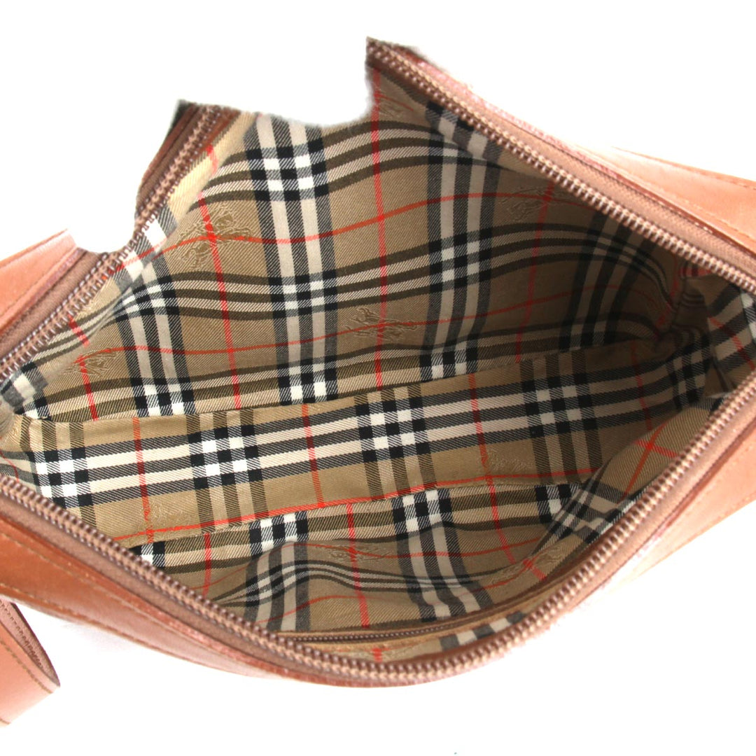 『USED』 
BURBERRY バーバリー 
 ショルダーバッグ 
レザー ブラウン