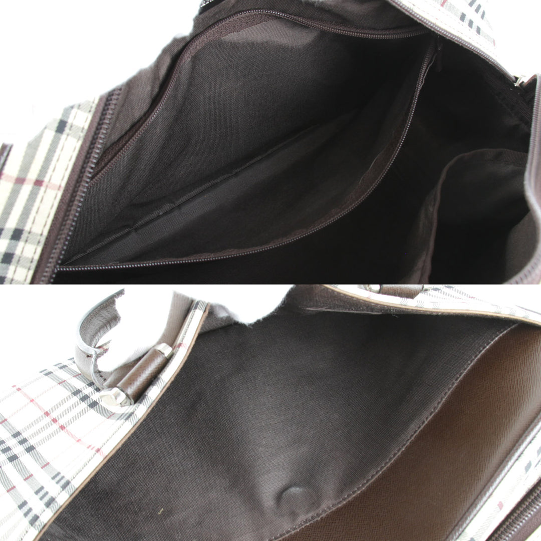 『USED』 
BURBERRY バーバリー 
 ハンドバッグ 
キャンバス ブラウン