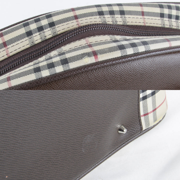 『USED』 
BURBERRY バーバリー 
 ハンドバッグ 
キャンバス ブラウン