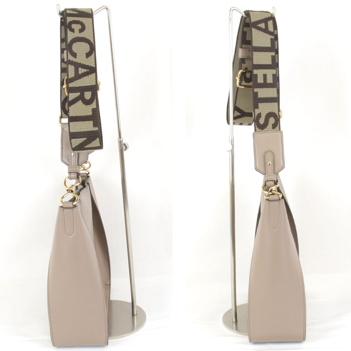 美品『USED』 
Stella McCartney ステラマッカートニー 
 ショルダーバッグ 
レザー ベージュ