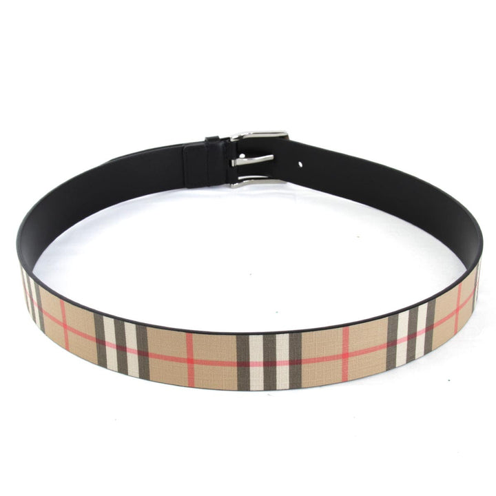 美品『USED』 
BURBERRY バーバリー 
 アーカイブ ベルト 
レザー ベージュ