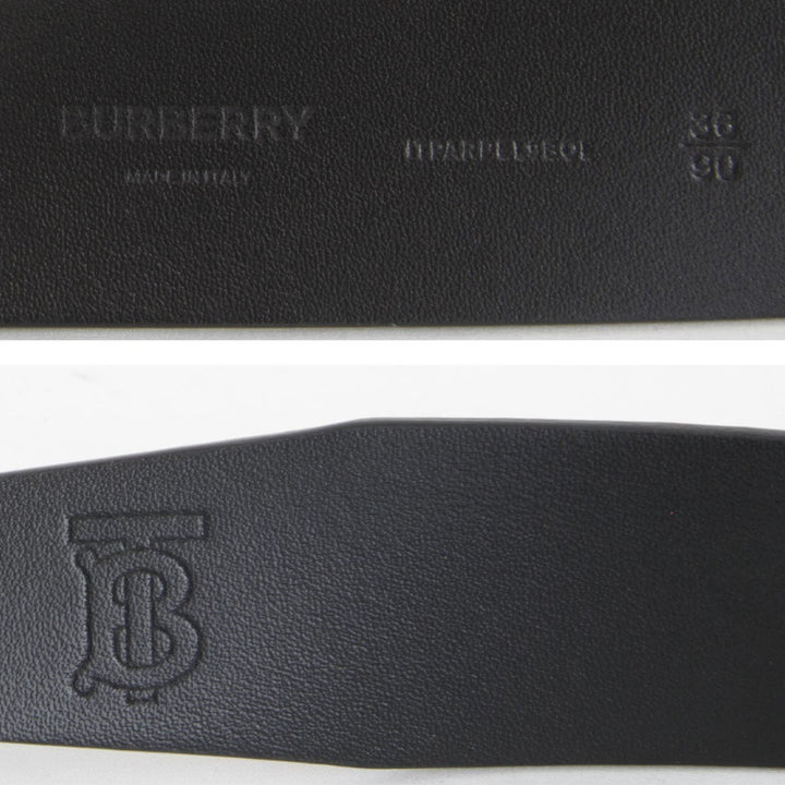 美品『USED』 
BURBERRY バーバリー 
 アーカイブ ベルト 
レザー ベージュ