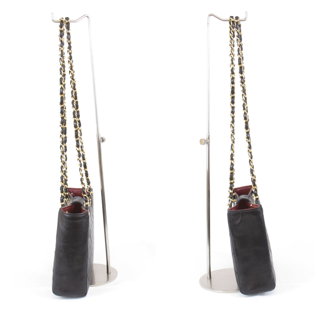 『USED』 
CHANEL シャネル 
 ショルダーバッグ 
ラムスキン ブラック