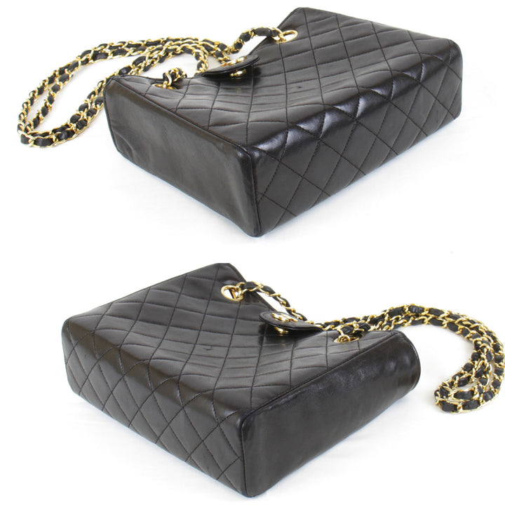 『USED』 
CHANEL シャネル 
 ショルダーバッグ 
ラムスキン ブラック