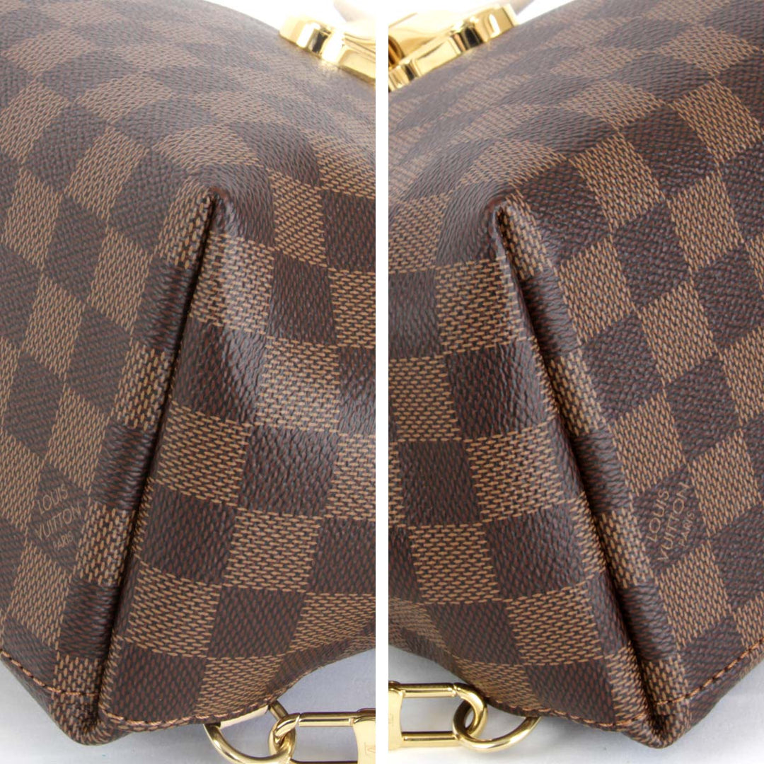美品『ほぼ未使用』 
LOUIS VUITTON ルイ・ヴィトン 
 クラプトン N42259 リュック・デイパック 
ダミエキャンバス ダミエ・エベヌ
