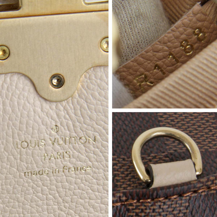 美品『ほぼ未使用』 
LOUIS VUITTON ルイ・ヴィトン 
 クラプトン N42259 リュック・デイパック 
ダミエキャンバス ダミエ・エベヌ