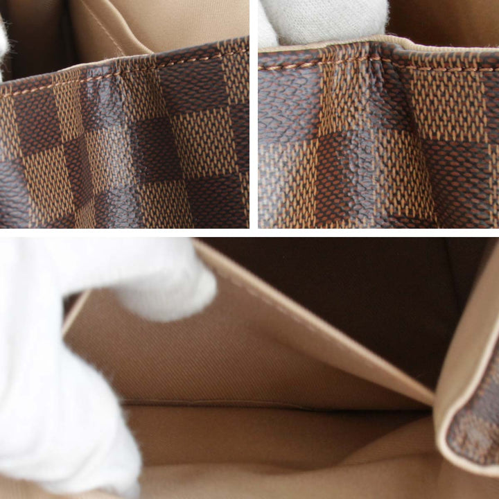 美品『ほぼ未使用』 
LOUIS VUITTON ルイ・ヴィトン 
 クラプトン N42259 リュック・デイパック 
ダミエキャンバス ダミエ・エベヌ