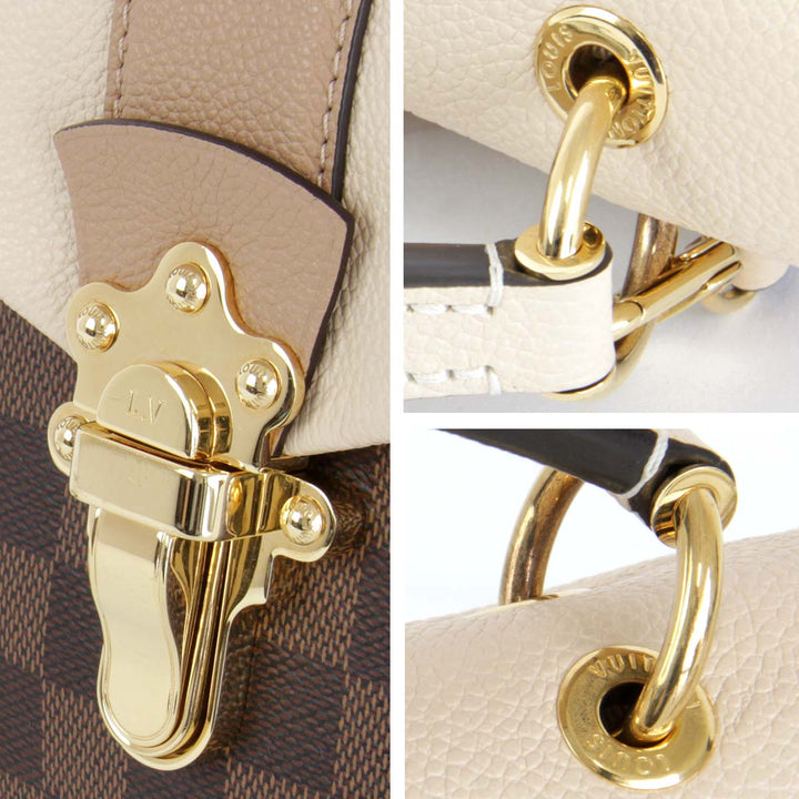 美品『ほぼ未使用』 
LOUIS VUITTON ルイ・ヴィトン 
 クラプトン N42259 リュック・デイパック 
ダミエキャンバス ダミエ・エベヌ