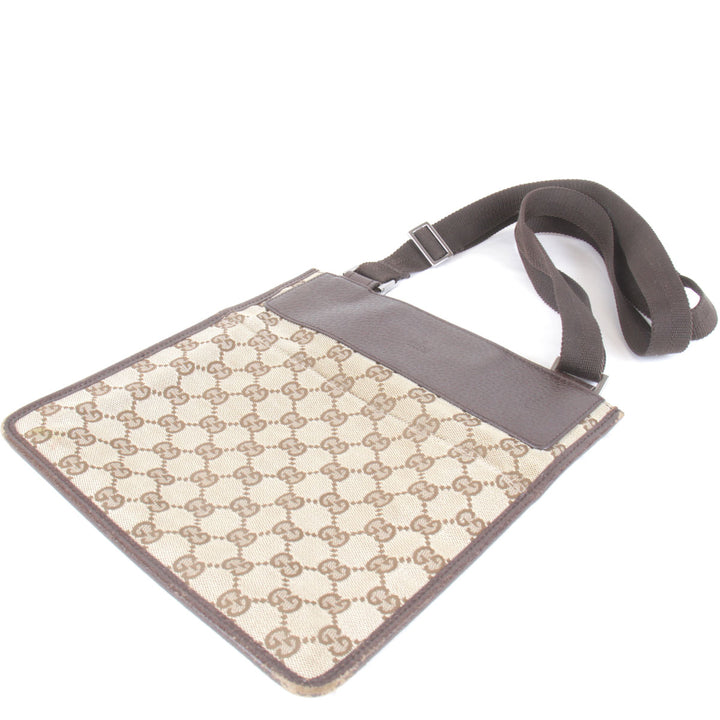 『USED』 
GUCCI グッチ 
 27639/213317 ショルダーバッグ 
GGキャンバス ベージュ×ダークブラウン