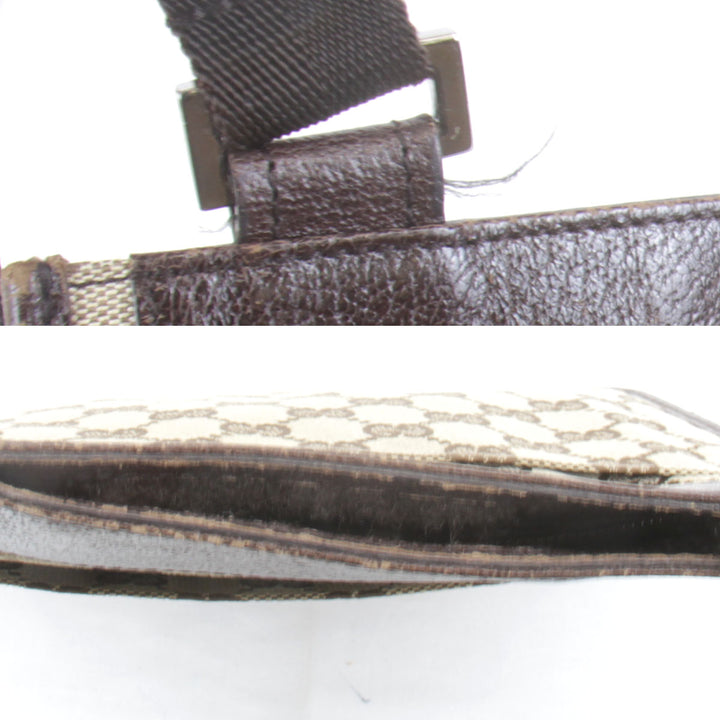 『USED』 
GUCCI グッチ 
 27639/213317 ショルダーバッグ 
GGキャンバス ベージュ×ダークブラウン