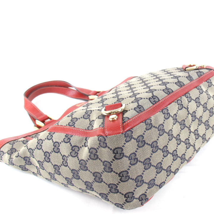 『USED』 
GUCCI グッチ 
 130739/213317 ハンドバッグ 
GGキャンバス レッド×ベージュ