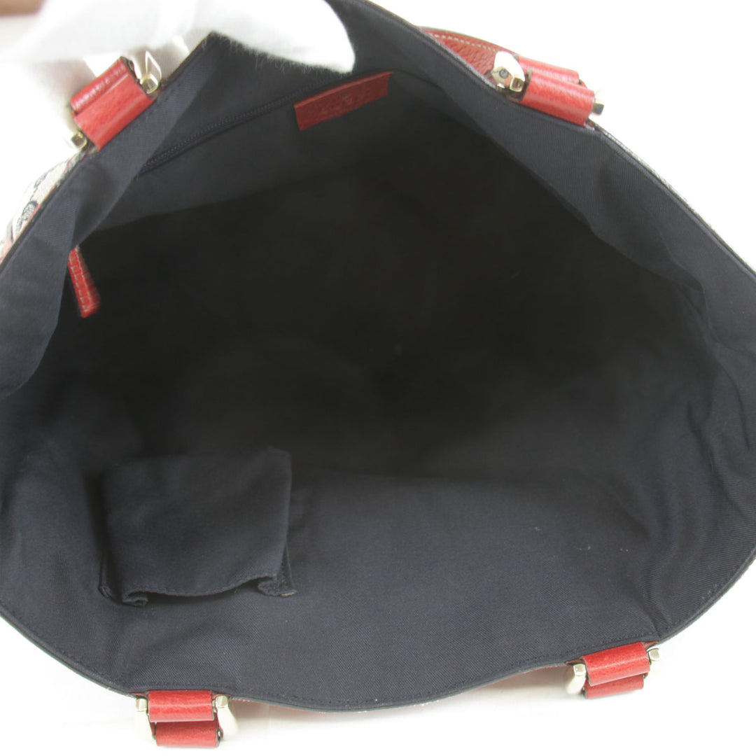 『USED』 
GUCCI グッチ 
 130739/213317 ハンドバッグ 
GGキャンバス レッド×ベージュ