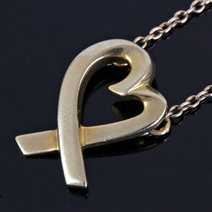 美品『USED』 K18 
TIFFANY&Co.  パロマ・ピカソ ラビングハート ネックレス
 2.6g