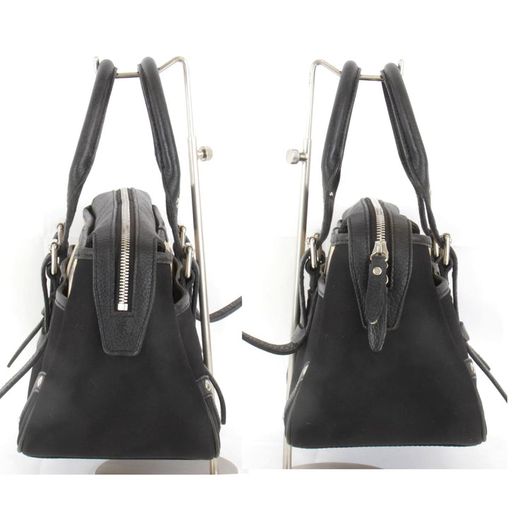 『USED』 
BURBERRY バーバリー 
 トートバッグ 
キャンバス ブラック