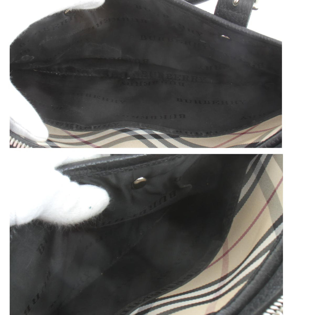 『USED』 
BURBERRY バーバリー 
 トートバッグ 
キャンバス ブラック