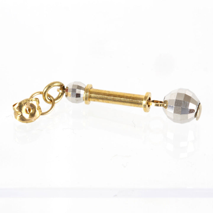 良品『USED』 K18 
 フラワー ピアス
 4.7g