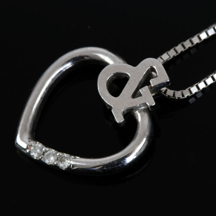 『USED』 K18WG 
Pinky&Dianne ネックレス
 ダイヤモンド 0.03 2.9g