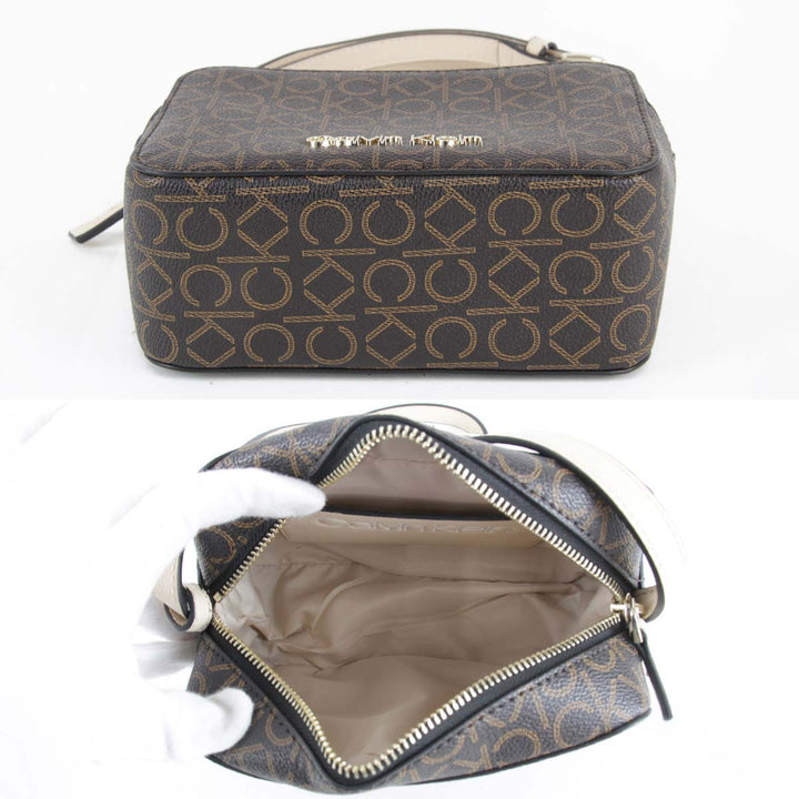 美品『USED』 
Calvin klein カルバンクライン 
 K60K6074490HJ ショルダーバッグ 
ポリウレタン ブラウン